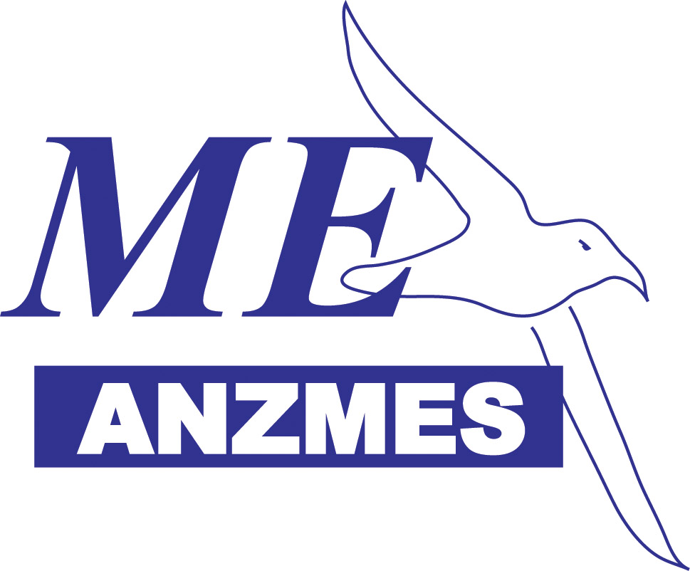 ME ANZMES logo with albatross bird representing support